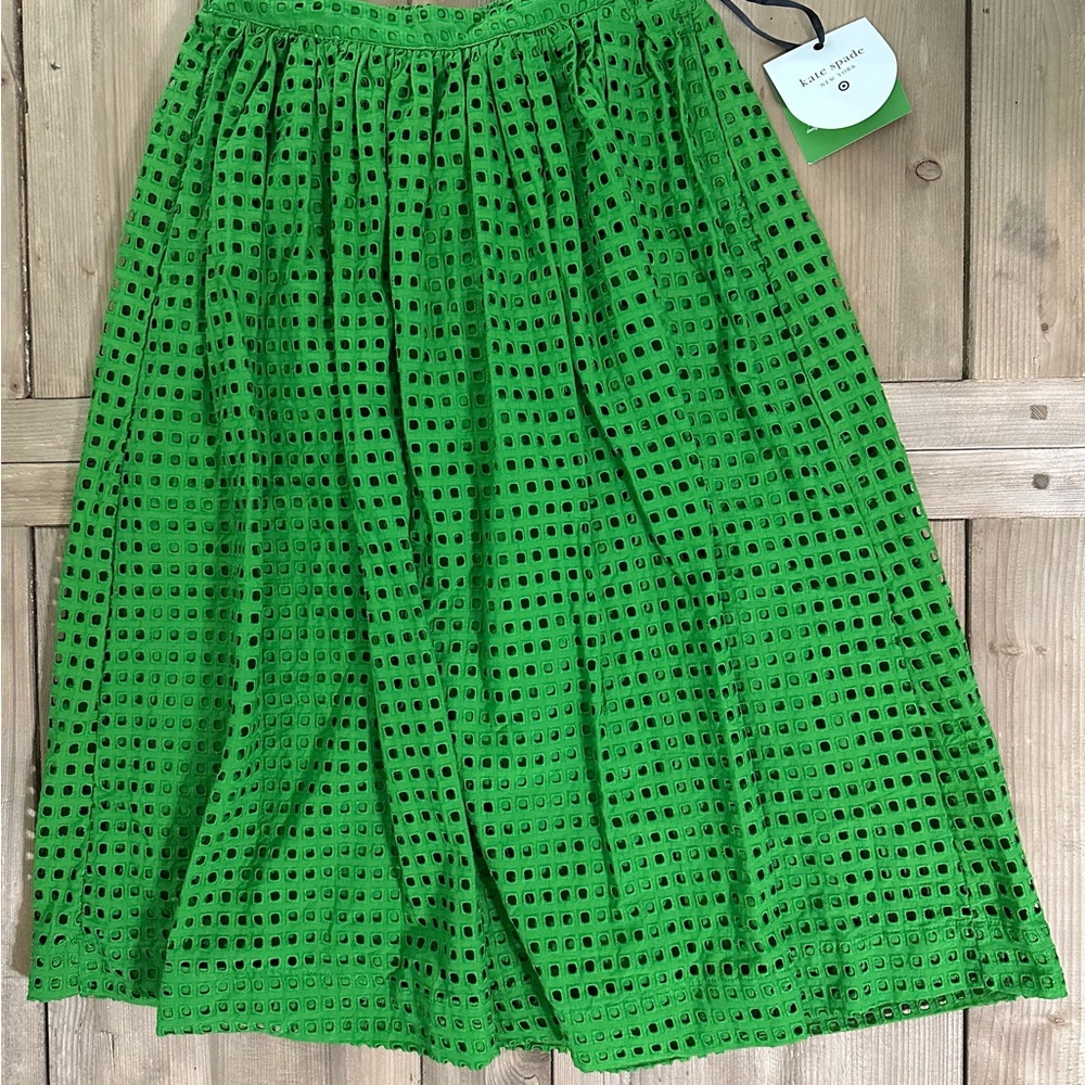 kate spade new york x target eyelet midi skirt